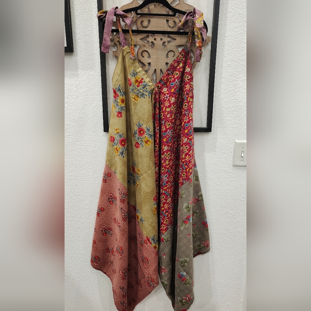 Sacred Threads Multicolor Patchwork Jumpsuit - image 3